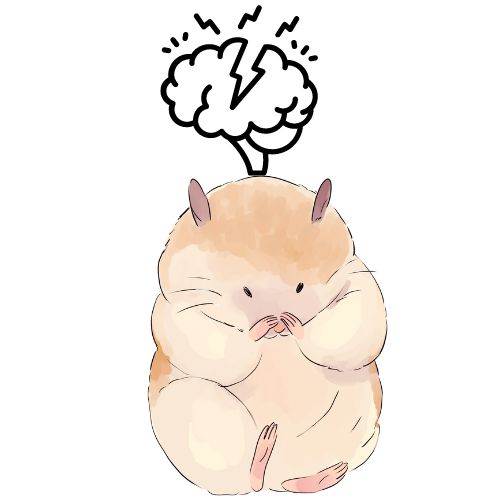 Hamster stressed out