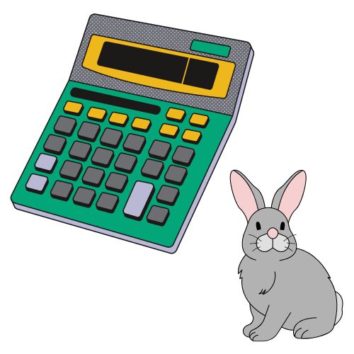 How to calculate a rabbit's age in human years